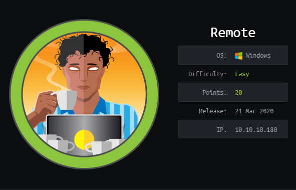 Descriptive information card on the machine remote