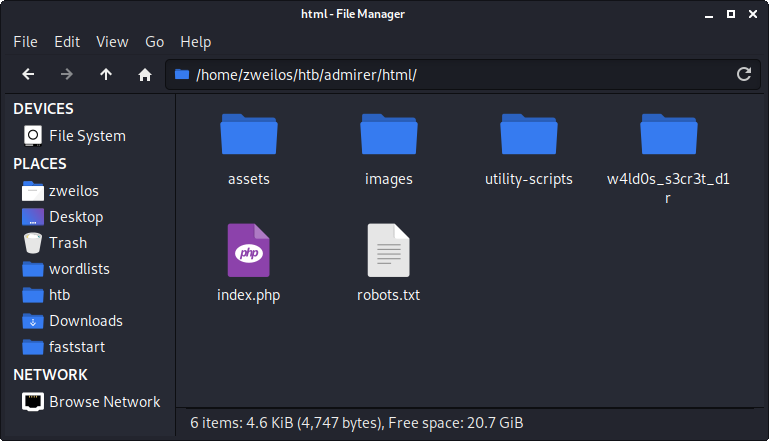 Zipped backup of the HTML code