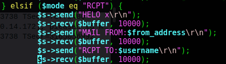 The perl code of the smtp enumeration tool
