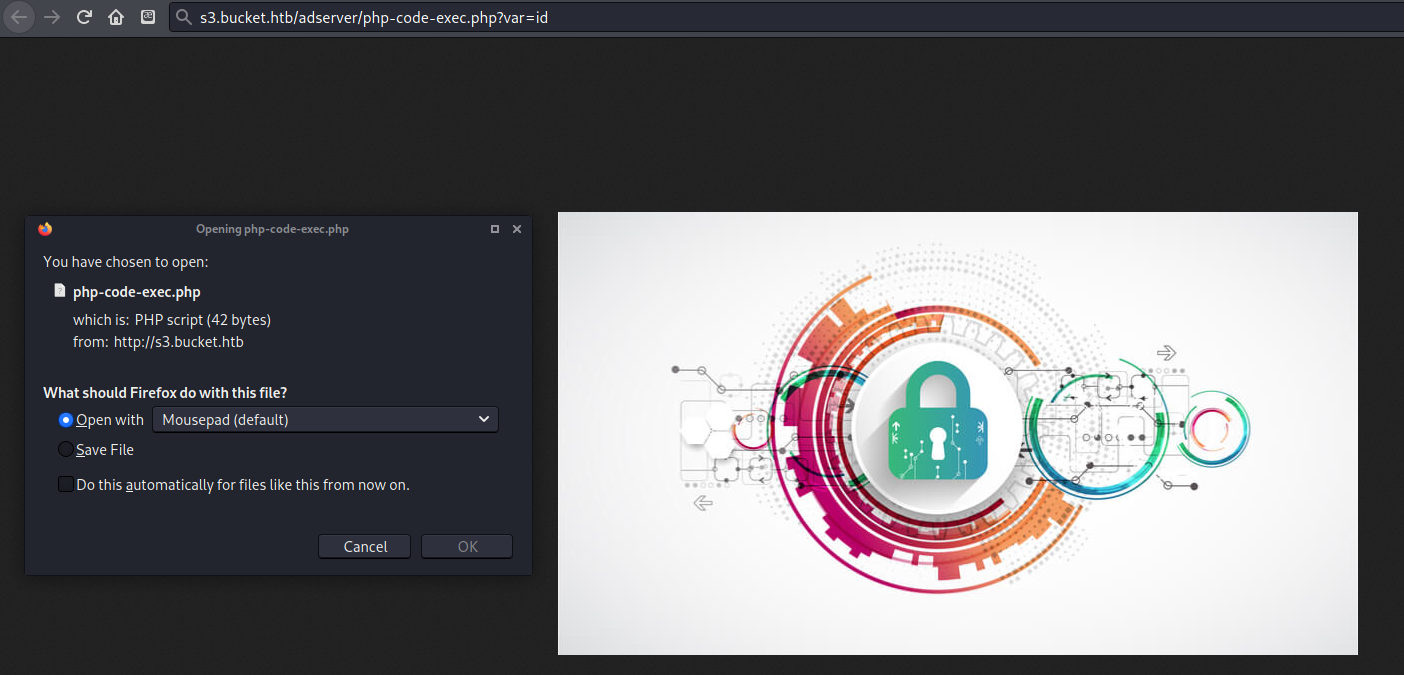 My PHP reverse shell file being downloaded instead of executing