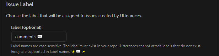 There is an optional issue label that you can apply automatically